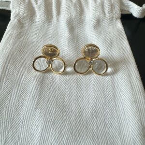 Crystal Flower Studs